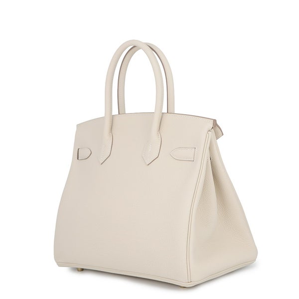 エルメス バーキン30 クレ/ゴールド金具 トゴ G刻印 HERMES Birkin ハンドバッグ
