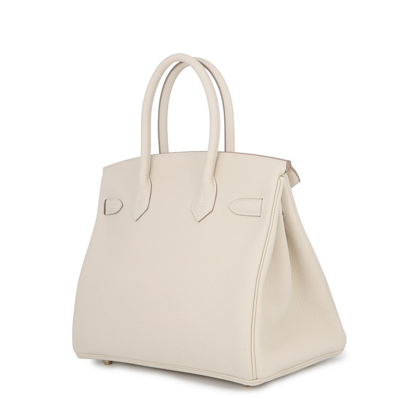 エルメス バーキン30 クレ/ゴールド金具 トゴ G刻印 HERMES Birkin ハンドバッグ