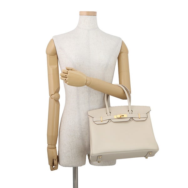 エルメス バーキン30 クレ/ゴールド金具 トゴ G刻印 HERMES Birkin ハンドバッグ