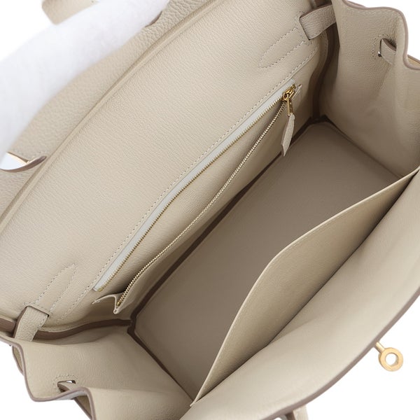エルメス バーキン30 クレ/ゴールド金具 トゴ G刻印 HERMES Birkin ハンドバッグ