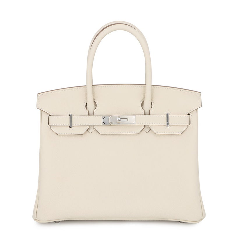 エルメス バーキン30 クレ/シルバー金具 トゴ G刻印 HERMES Birkin ハンドバッグ