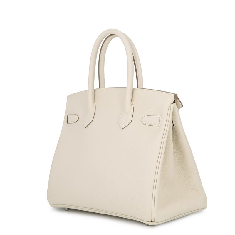 エルメス バーキン30 クレ/シルバー金具 トゴ G刻印 HERMES Birkin ハンドバッグ