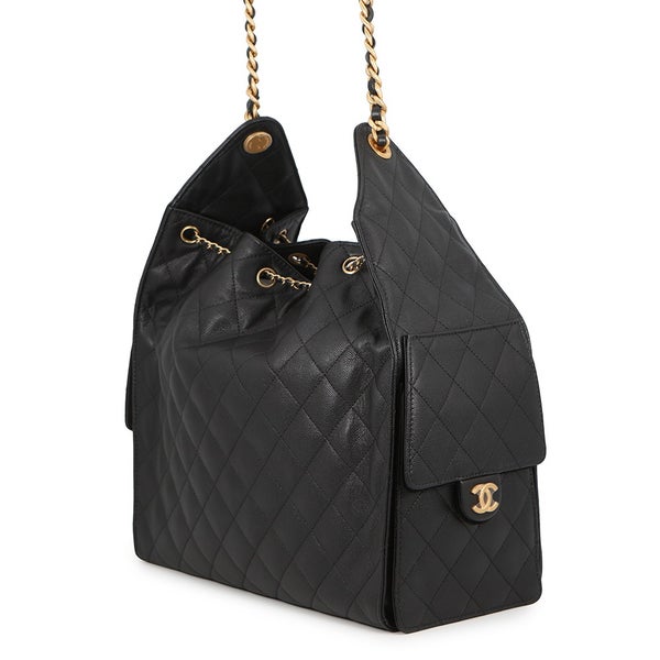 シャネル チェーンショルダーバッグ CHANEL25 ミディアム ココマーク マトラッセ キャビアスキン AS5311 CHANEL 黒