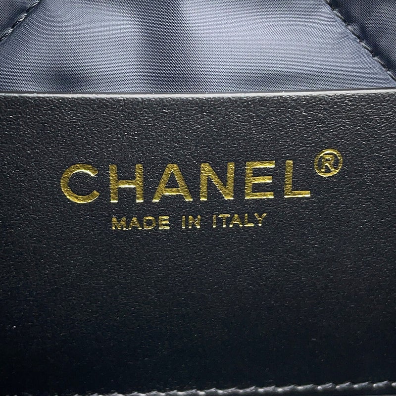 シャネル ショルダーバッグ ココビーチ ココマーク ラージホーボー ナイロン AS4698 CHANEL 2wayハンドバッグ 白 黒