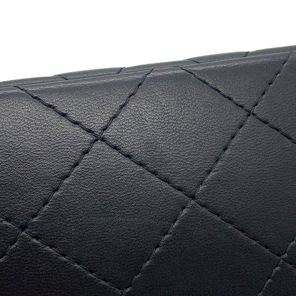 シャネル チェーンショルダーバッグ ミニ マトラッセ 20 ココマーク ラムスキン A69900 CHANEL 黒