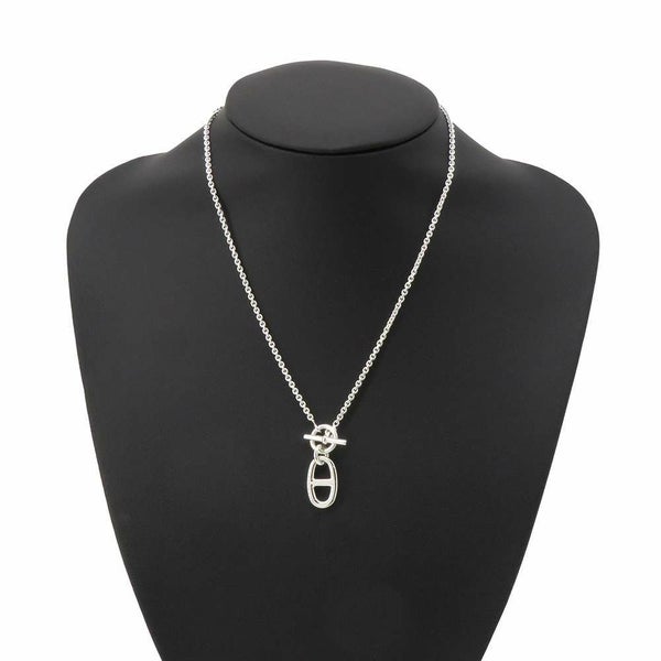 エルメス ネックレス シェーヌダンクル アミュレット SV925シルバー HERMES ペンダント ジュエリー