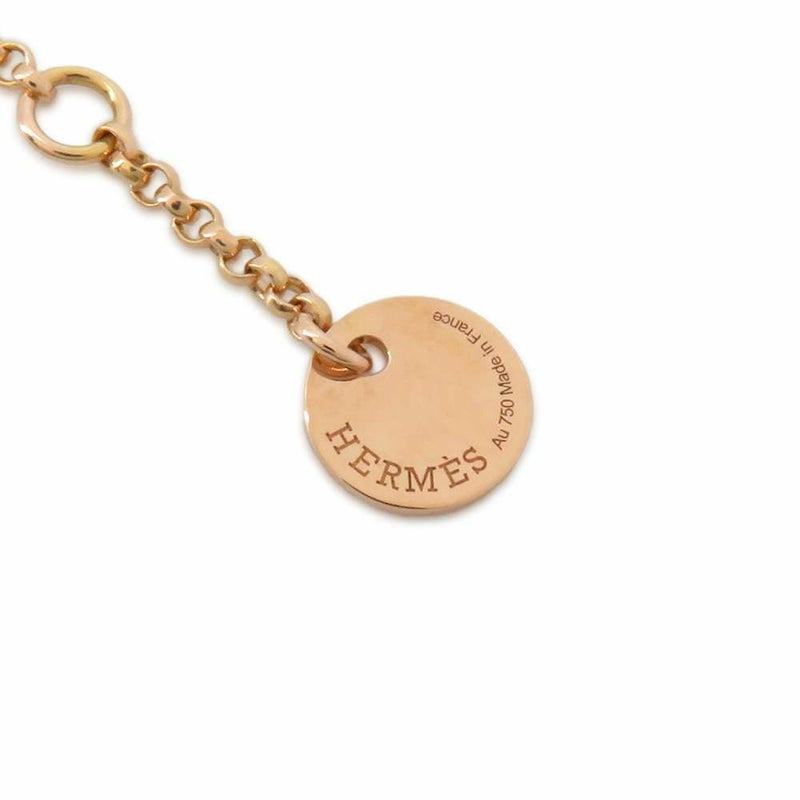 エルメス ネックレス クルー ドゥ H PM 1チェーン K18PGピンクゴールド HERMES ペンダント ジュエリー