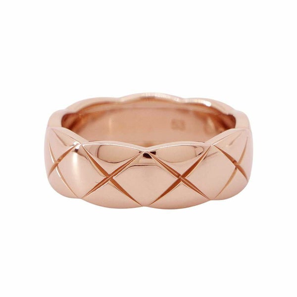 シャネル リング ココクラッシュ ミディアムモデル K18PGピンクゴールド リングサイズ53 J10817 CHANEL ジュエリー