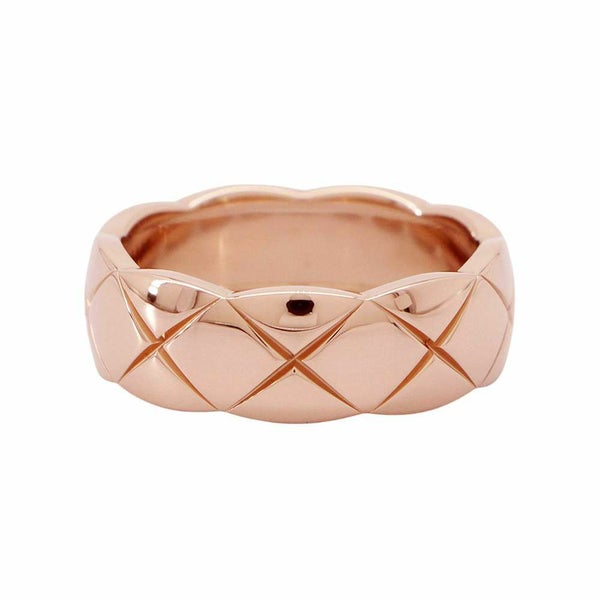 シャネル リング ココクラッシュ ミディアムモデル K18PGピンクゴールド リングサイズ53 J10817 CHANEL ジュエリー