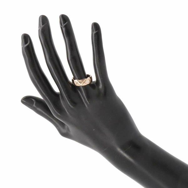 シャネル リング ココクラッシュ ミディアムモデル K18PGピンクゴールド リングサイズ53 J10817 CHANEL ジュエリー