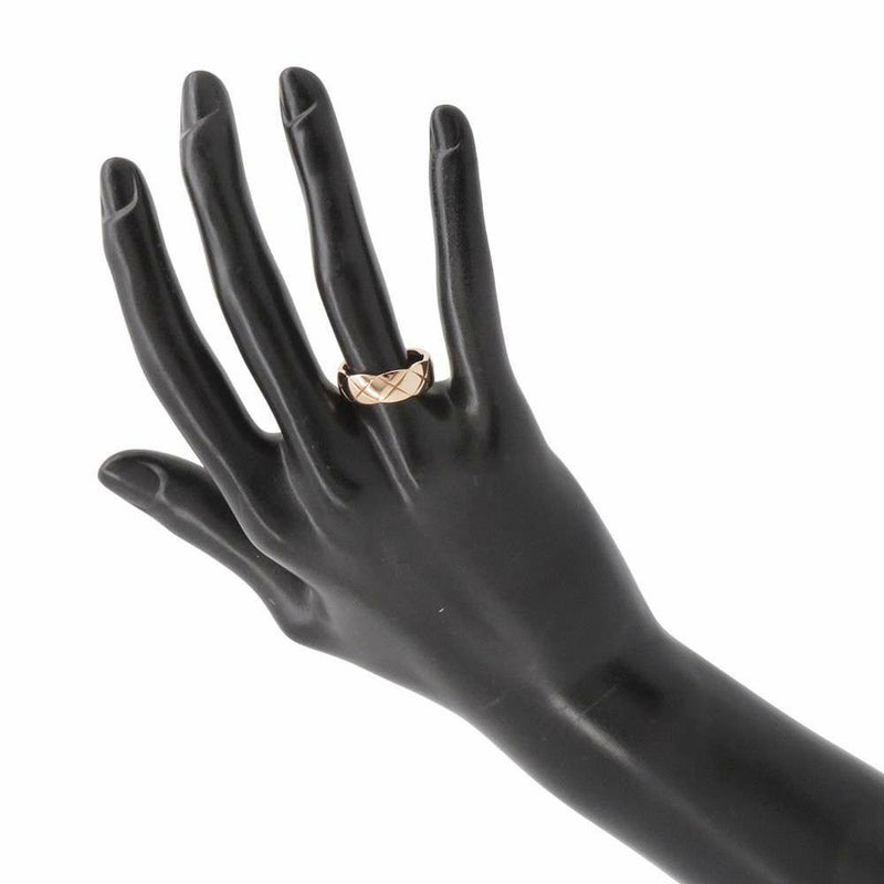 シャネル リング ココクラッシュ ミディアムモデル K18PGピンクゴールド リングサイズ53 J10817 CHANEL ジュエリー