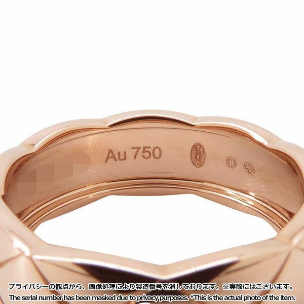 シャネル リング ココクラッシュ ミディアムモデル K18PGピンクゴールド リングサイズ53 J10817 CHANEL ジュエリー