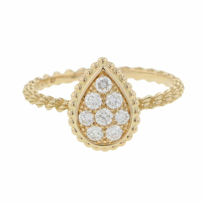 ブシュロン リング セルパンボエム リング スモール ダイヤモンド 計約0.32ct K18YG リングサイズ55 JRG02144 Boucheron 指輪