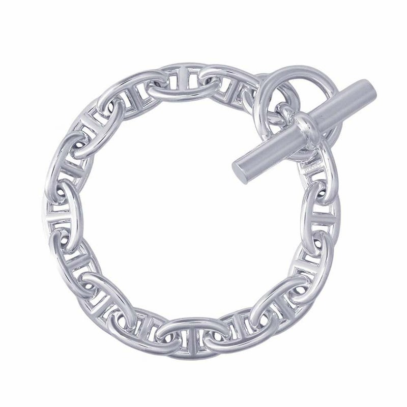 エルメス ブレスレット シェーヌダンクルMM 15コマ SV925シルバー HERMES ジュエリー