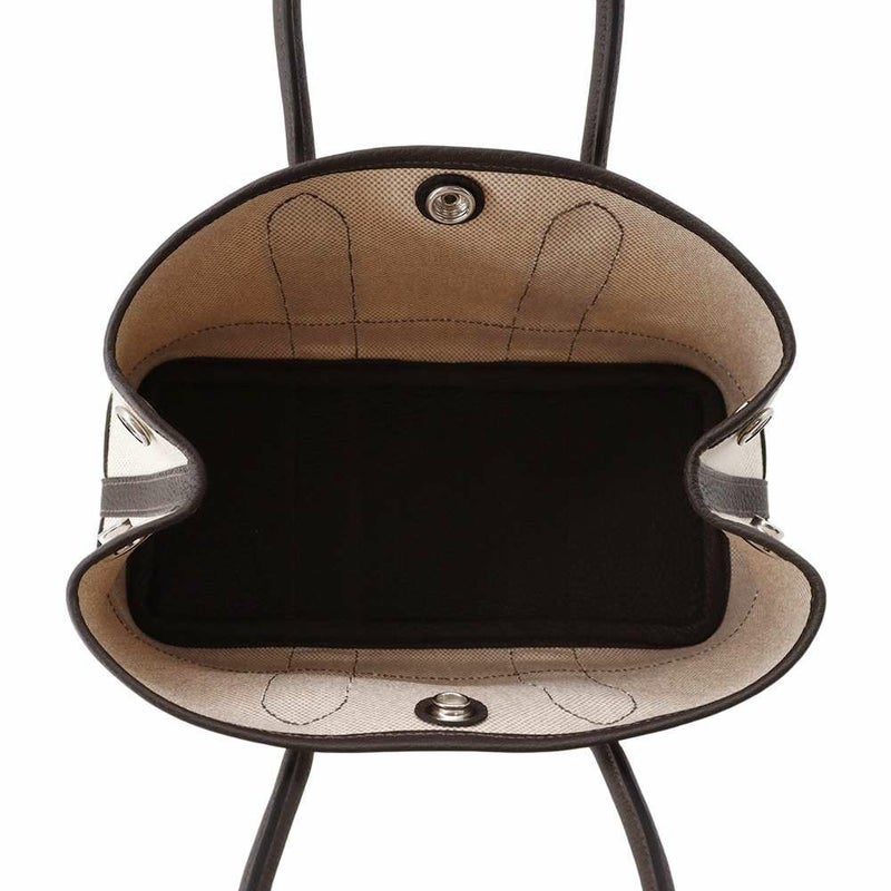 エルメス トートバッグ ネオ・ガーデン 23 ガーデンパーティ エベンヌ/シルバー金具 トワルアッシュヴァイキング/ネゴンダ W刻印