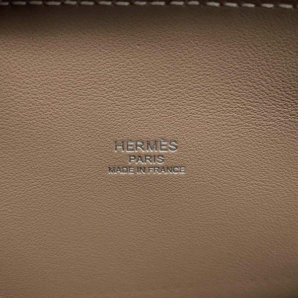 エルメス ボリード1923 25 エトゥープ/シルバー金具 エプソン K刻印 HERMES 2wayショルダー