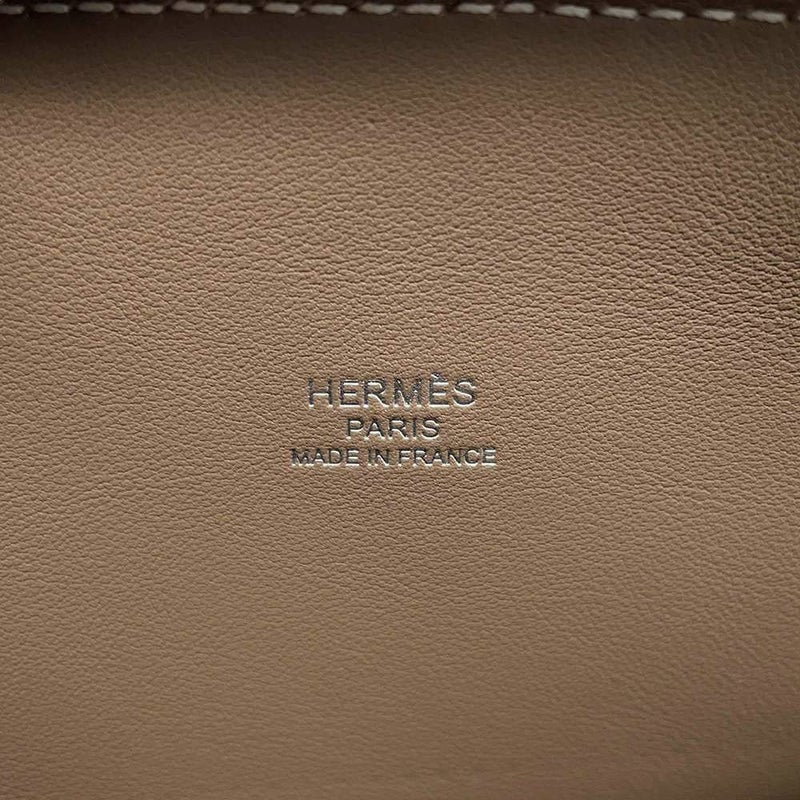 エルメス ボリード1923 25 エトゥープ/シルバー金具 エプソン K刻印 HERMES 2wayショルダー