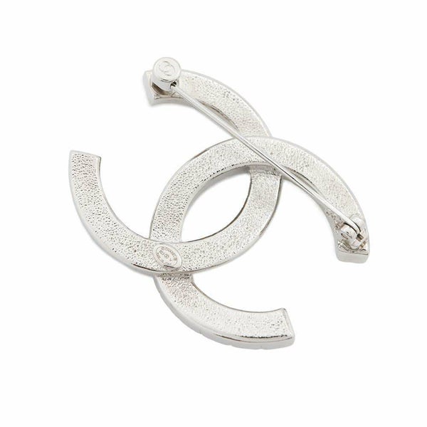 シャネル ブローチ ココマーク ラインストーン B 23V ABB918 CHANEL アクセサリー 黒