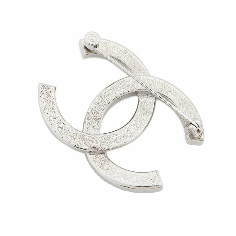 シャネル ブローチ ココマーク ラインストーン B 23V ABB918 CHANEL アクセサリー 黒