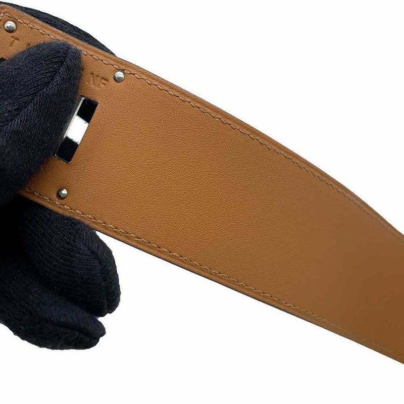 エルメス ブレスレット ケリードッグ ブルーマリン/シルバー金具 アリゲーター T刻印 HERMES アクセサリー