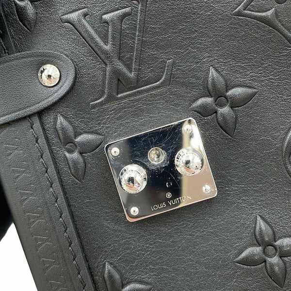 ルイヴィトン ハンドバッグ モノグラム カーフレザー サイドトランク M21709 2way ブラック 黒
