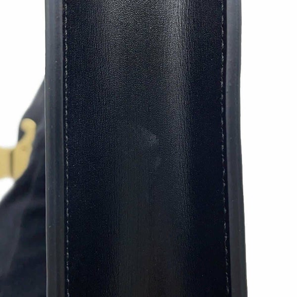 セリーヌ チェーンウォレット トリオンフ シャイニーカーフレザー 10L033DPV CELINE 黒