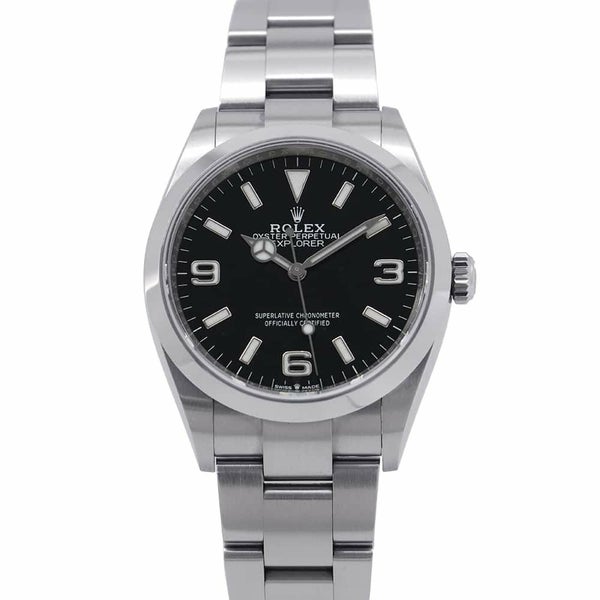 ロレックス エクスプローラー1 124270 ROLEX 腕時計 黒文字盤