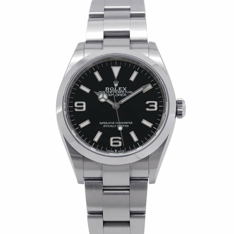 ロレックス エクスプローラー1 124270 ROLEX 腕時計 黒文字盤