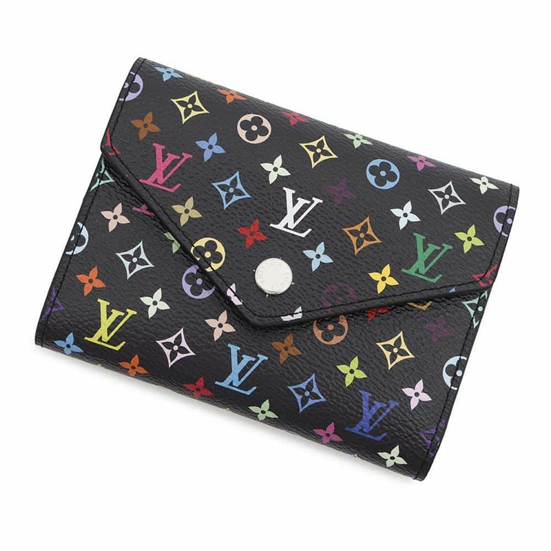 ルイヴィトン 三つ折り財布 モノグラム LV × TM ポルトフォイユ・ヴィクトリーヌ M14163 村上隆 コラボ