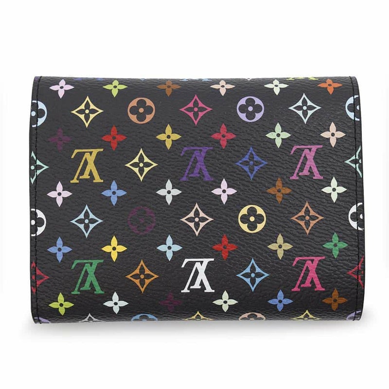 ルイヴィトン 三つ折り財布 モノグラム LV × TM ポルトフォイユ・ヴィクトリーヌ M14163 村上隆 コラボ
