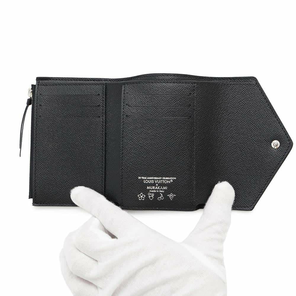 ルイヴィトン 三つ折り財布 モノグラム LV × TM ポルトフォイユ