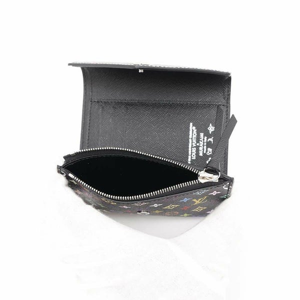 ルイヴィトン 三つ折り財布 モノグラム LV × TM ポルトフォイユ・ヴィクトリーヌ M14163 村上隆 コラボ