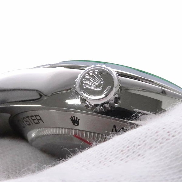 ロレックス ミルガウス グリーンガラス ランダムシリアル ルーレット 116400GV ROLEX 腕時計 Zブルー文字盤