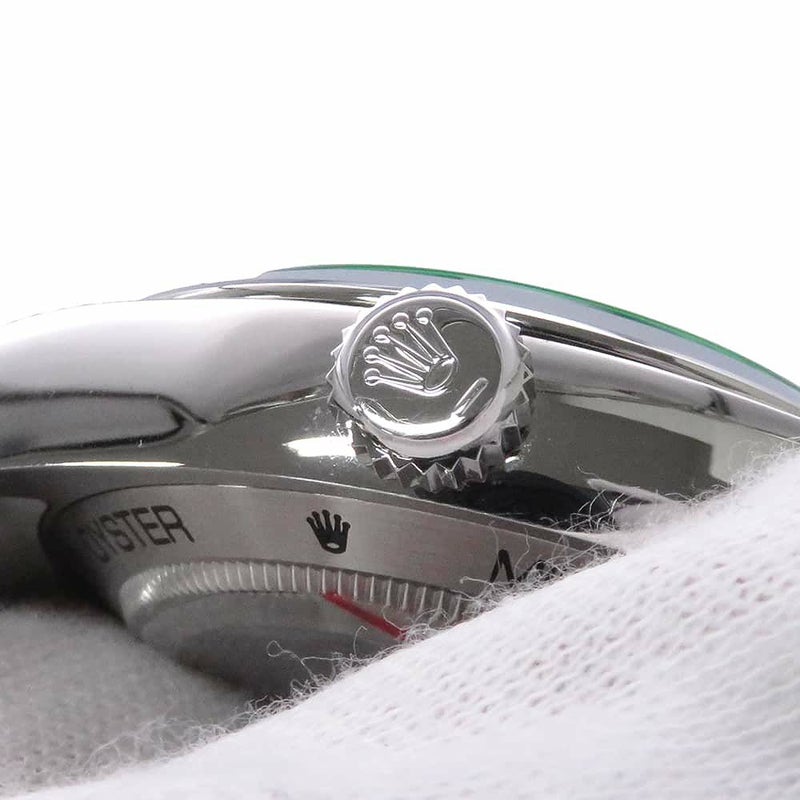 ロレックス ミルガウス グリーンガラス ランダムシリアル ルーレット 116400GV ROLEX 腕時計 Zブルー文字盤