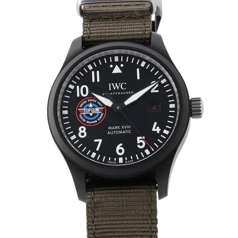 IWC パイロット ウォッチ マーク XVIII トップガン SFTI 世界限定750本 IW324712 腕時計 黒文字盤