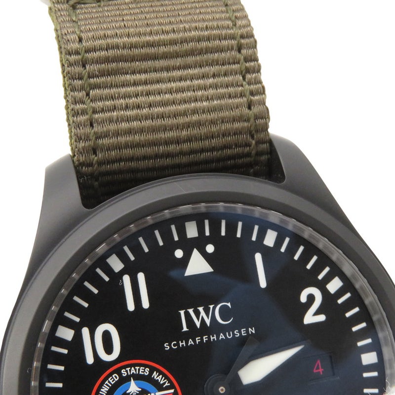 IWC パイロット ウォッチ マーク XVIII トップガン SFTI 世界限定750本 IW324712 腕時計 黒文字盤