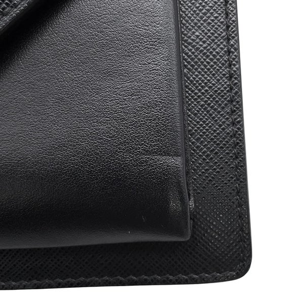 プラダ ショルダーバッグ ロゴ レザー 1BP020 PRADA 黒