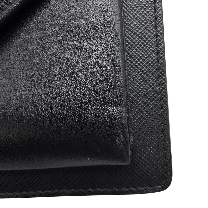 プラダ ショルダーバッグ ロゴ レザー 1BP020 PRADA 黒