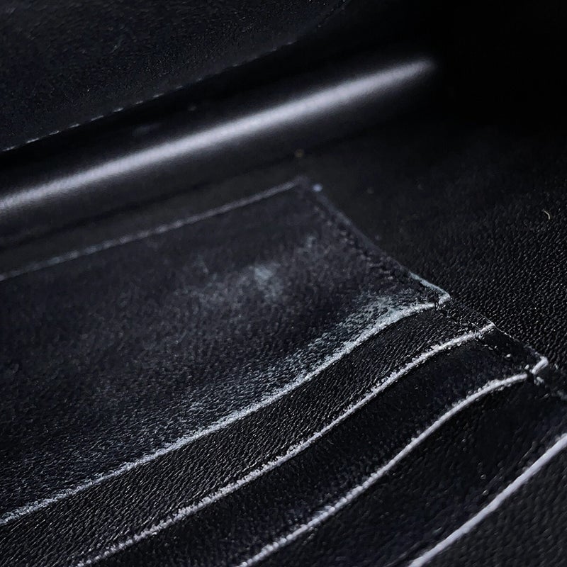 プラダ ショルダーバッグ ロゴ レザー 1BP020 PRADA 黒