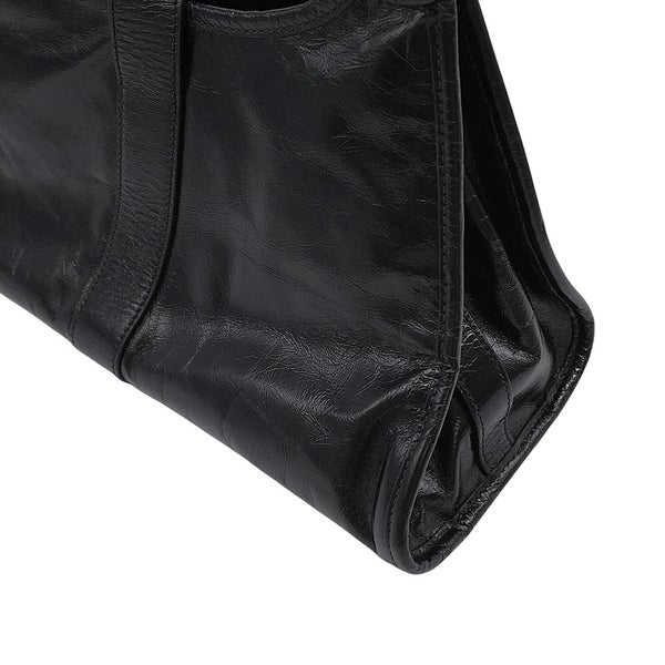 プラダ ショルダーバッグ ホーボーバッグ ミディアム レザー ロゴ 1BG563 PRADA 黒