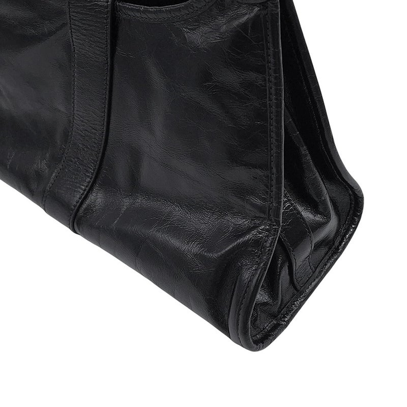 プラダ ショルダーバッグ ホーボーバッグ ミディアム レザー ロゴ 1BG563 PRADA 黒