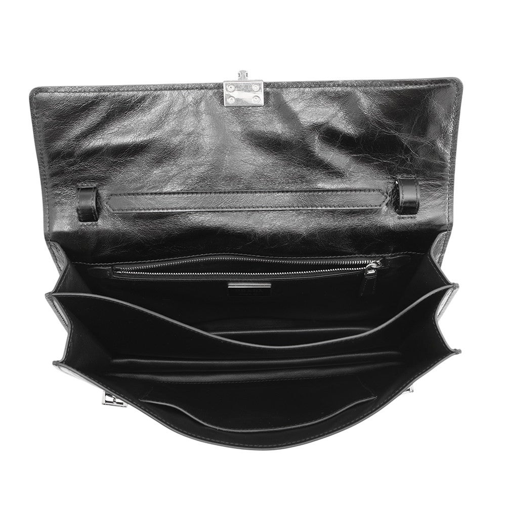 プラダ ハンドバッグ ロゴ レザー 1BN026 PRADA 2wayショルダーバッグ