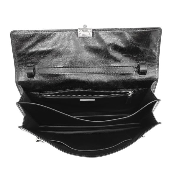 プラダ ハンドバッグ ロゴ レザー 1BN026 PRADA 2wayショルダーバッグ 黒