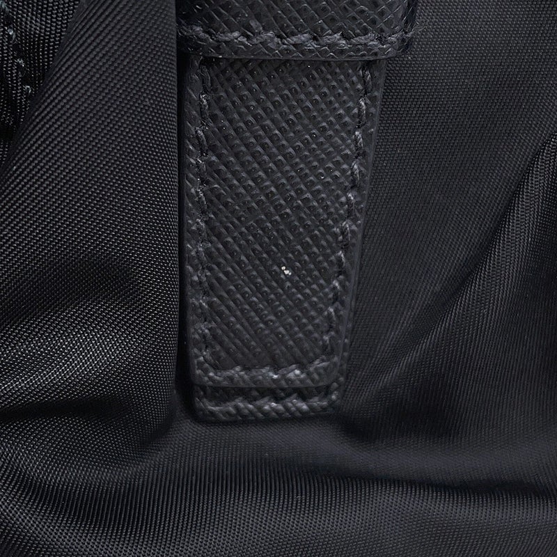 プラダ リュック ナイロン スパンコール バックパック 1BZ811 PRADA バッグ リュックサック 黒