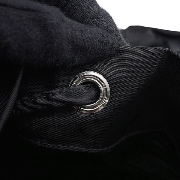 プラダ リュック ナイロン スパンコール バックパック 1BZ811 PRADA バッグ リュックサック 黒