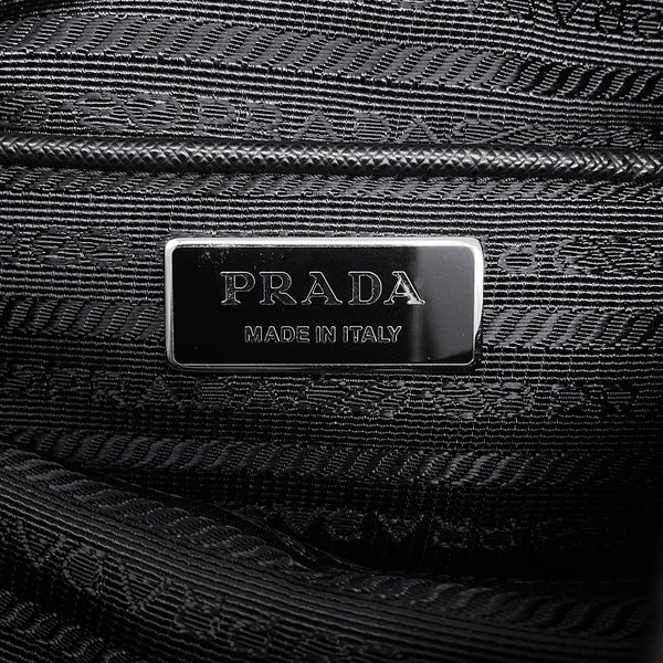 プラダ リュック ナイロン スパンコール バックパック 1BZ811 PRADA バッグ リュックサック 黒