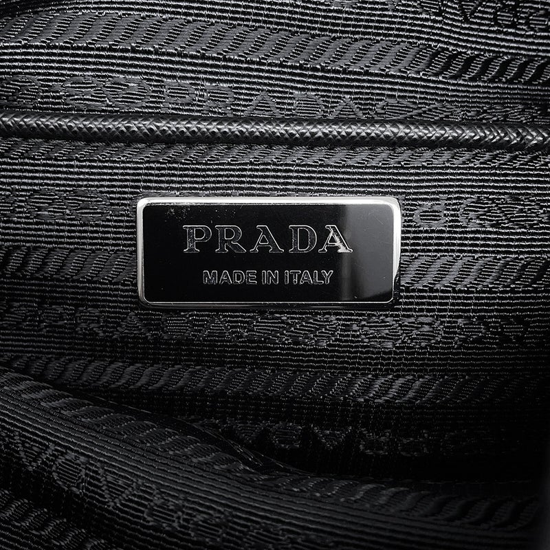 プラダ リュック ナイロン スパンコール バックパック 1BZ811 PRADA バッグ リュックサック 黒
