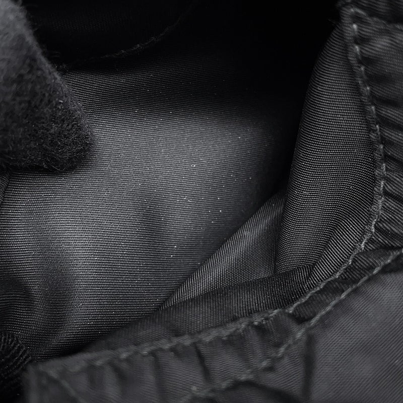 プラダ リュック ナイロン フラワー トライアングルロゴ バックパック 1BZ811 PRADA バッグ リュックサック 黒