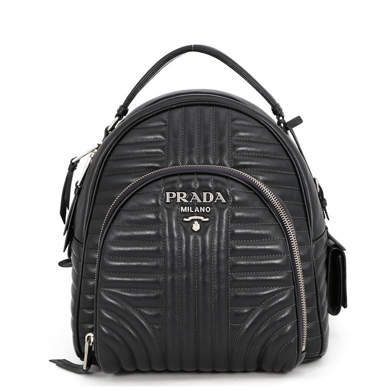 プラダ リュック ダイアグラム ロゴ バックパック 1BZ030 PRADA バッグ リュックサック 黒