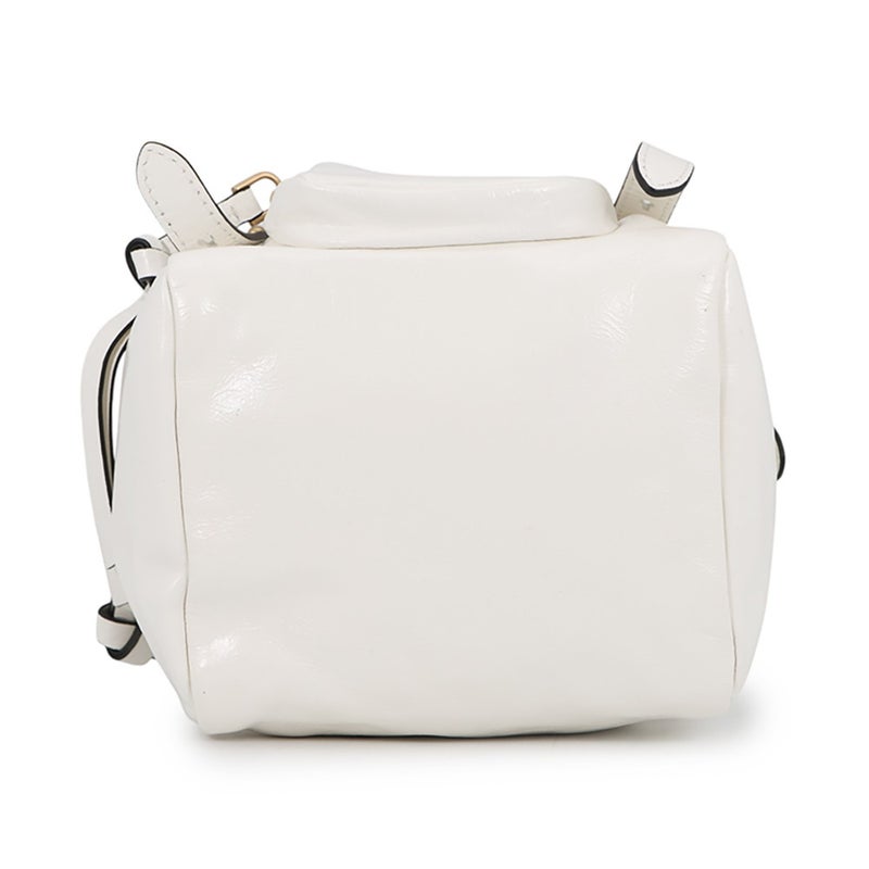 プラダ ハンドバッグ ダンクル トップハンドル ミニ ダングルレザー 1BB137 PRADA バッグ ショルダーバッグ 白